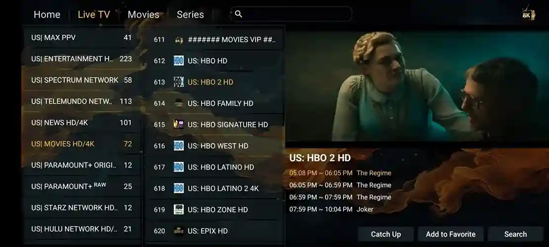 Preview 1 - Pilot IPTV Premium IPTV Subscription