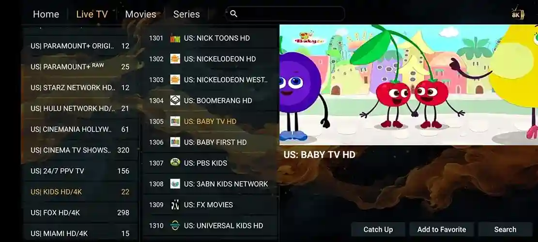 Preview 3 - Pilot IPTV Premium IPTV Subscription